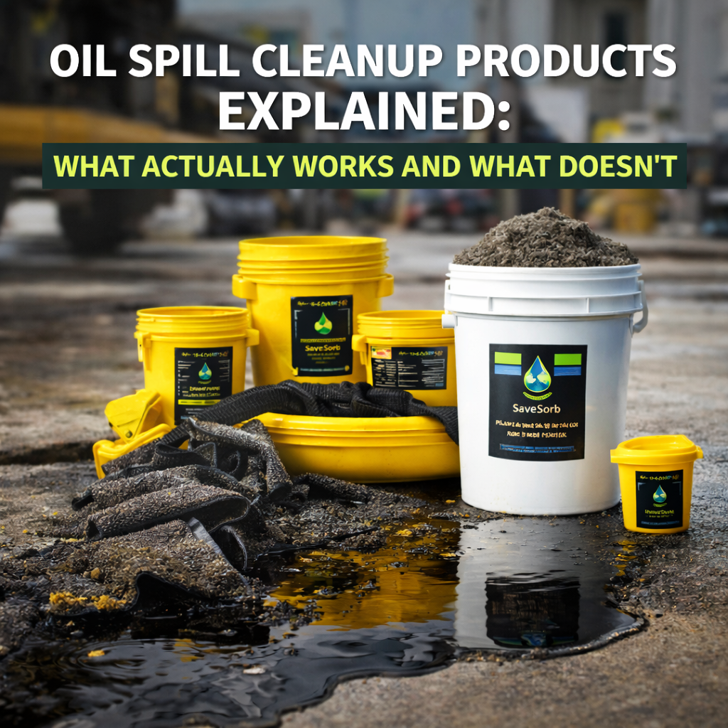 Oil Spill Cleanup Products Explained: What Actually Works and What Doesn’t